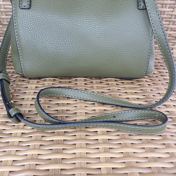 Marc Jacobs Mini Boho Grind Green Leather Shoulder Crossbody Bag Gold Hardware - Picture 6 of 16